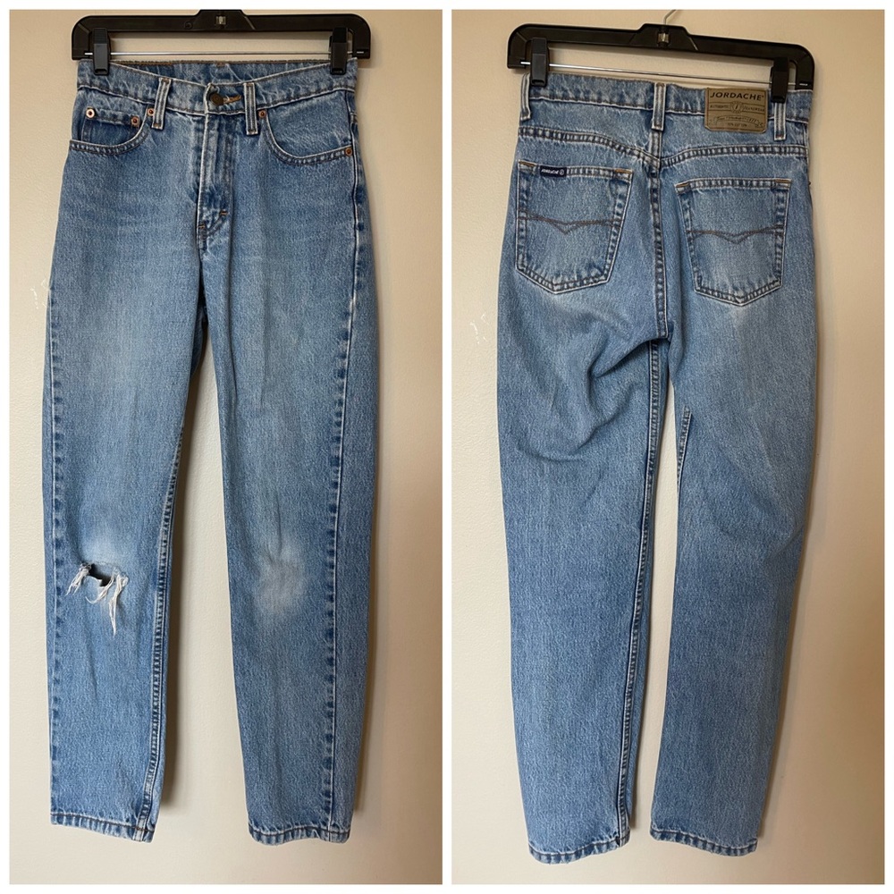 Jordache Vintage Y2K High Rise Mom Jeans Size 3/4 juniors